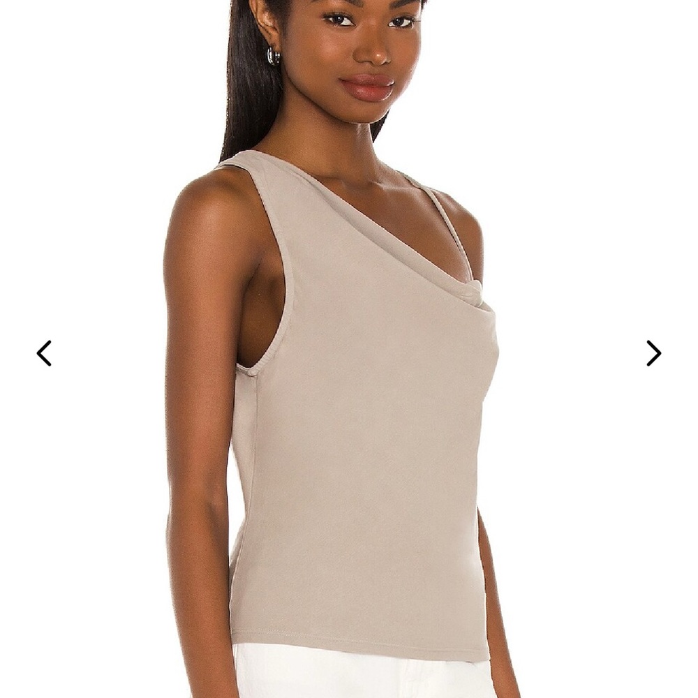 NEW Lovers + Friends Revolve Cindi Tank Asymmetrical Cowl Neckline XL
